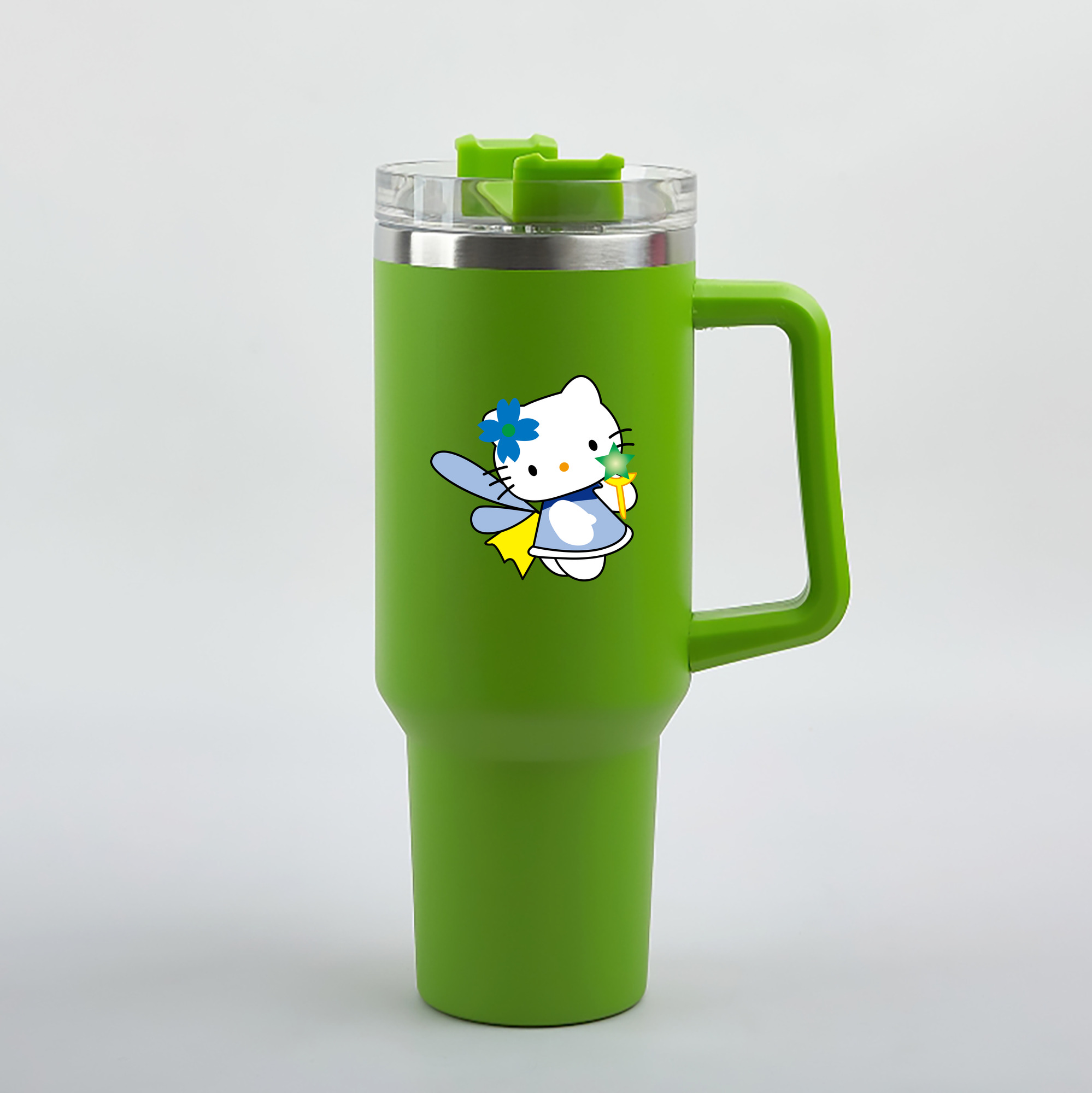 （画像用） Hello Kitty ハローキティ 1200mL車用タンブラー（カラープリント）